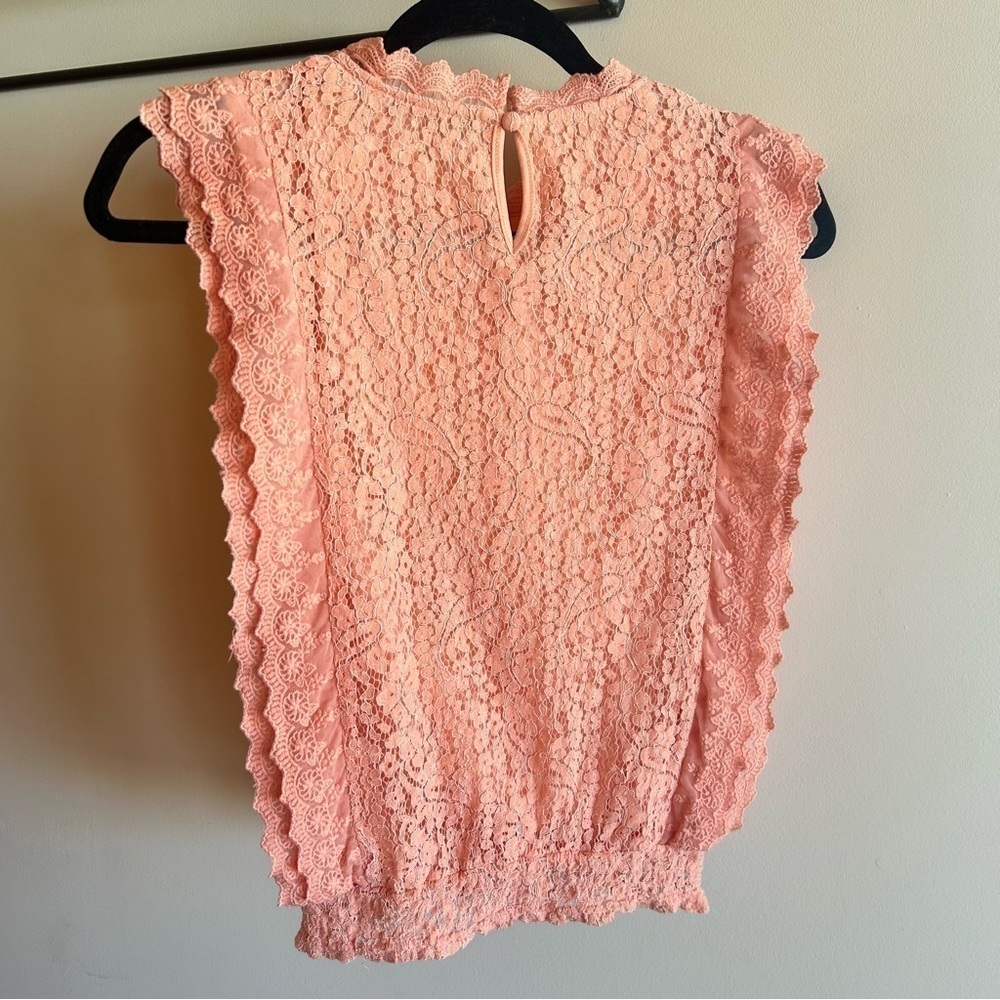 LOFTY MANNER Lace Sleeveless Top Size XS - Picture 4 of 9